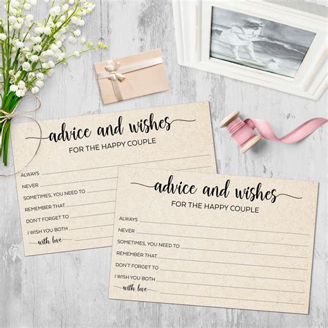 advice and wishes cards|advice and wishes cards wedding.